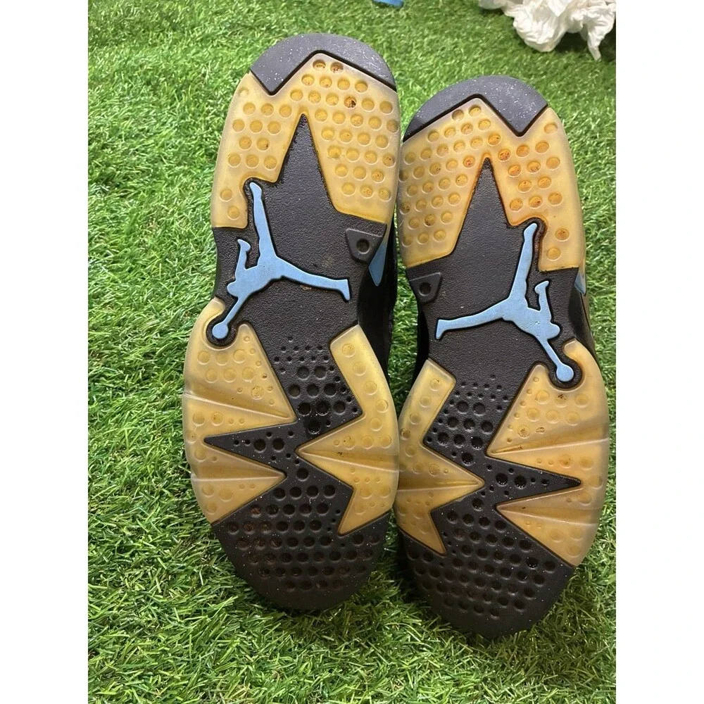 Nike Air Jordan 6 Retro UNC Black University Blue Men’s Size 9.5 DZ4474-004